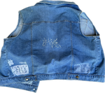 Face Denim Vest